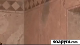 Hot Babe hot choot Soapy Shower Time 7