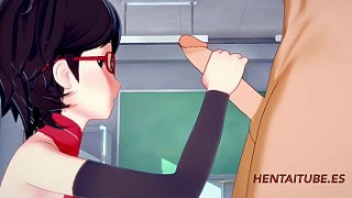 Boku no Hero Naruto Hentai 3D - Bakugou Katsuki &amp Sarada Uzumaki Sex at - Animation Hard angreji bhabhi ki chudai Sex Manga
