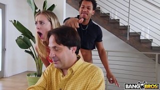 BANGBROS - Young Haley Reed Fucks Boyfriend Behind Her videoxx &rsquos Back