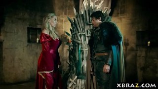 Game xxxcome of thrones parody where the queen gets gangbanged