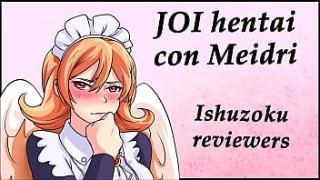 JOI hentai con Meidri, Ishuzoku lisa ann lifeguard Reviewers, voz espa&ntildeola.