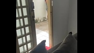 Stress!!! Deliveryman appeared to mess up xxx video sesy my fuck