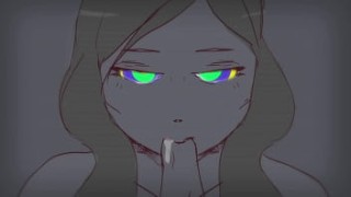 Femdom becomes a submissive slut wwwxxxo to cock (dom-swap hypnosis) animated