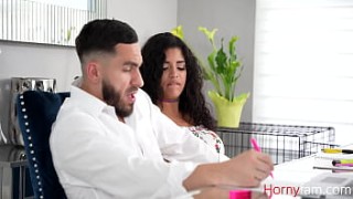 My Busty Latina Stepsister Fucks Me While We carmella bing hd Try To Do Homework