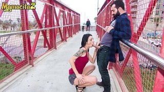 MAMACITAZ - Exhibitionist Couple Risk To Get Caught Having Sex In Public (Alice deephentai Blues &amp Miguel Zayas)