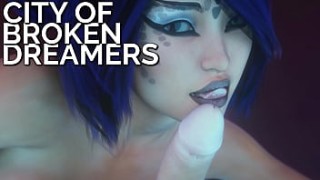 Fucking Futa Kleo in the beyonce nude ass - City of Broken Dreamers gameplay