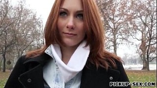 Redhead sanny lioni porn Czech girl Alice March gets banged for some cash
