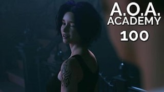 A.O.A. Academy #100 &bull sax vbo That was fucking close