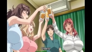Hentai Voluptuous MILFs xev bellringer hide and seek fuck young guy.