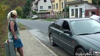 brezzer x Old granny gets picked up and fucked