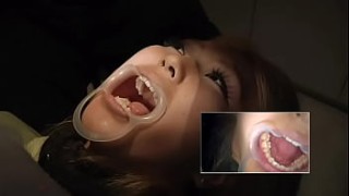 Dentist does naked girl in bed work on Asian girl