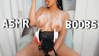 ASMR INTENSE sexy youtuber boobs worship moaning and teasing with her wwwxxx10 big boobs