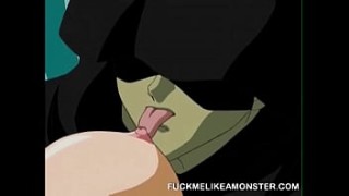 Big titty sxevibo anime babe gets pussy licked