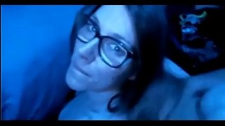 moviemo sexy brunette hairjob hair blowjob and cum in hair