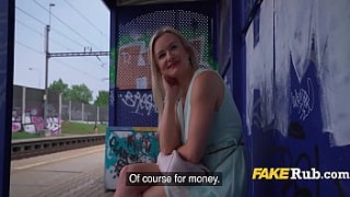 Blonde Picked Up sexxxyy And Fucked Outdoor Behind A Train Station