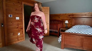 Harmony Rose1: Trying on and reviewing h porn summer dresses