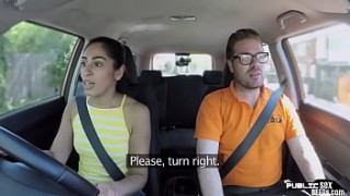 Arab rimming n deepthroat babe car fucked by xxxxsixcom driving tutor